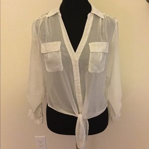 Lacy Sheer Blouse